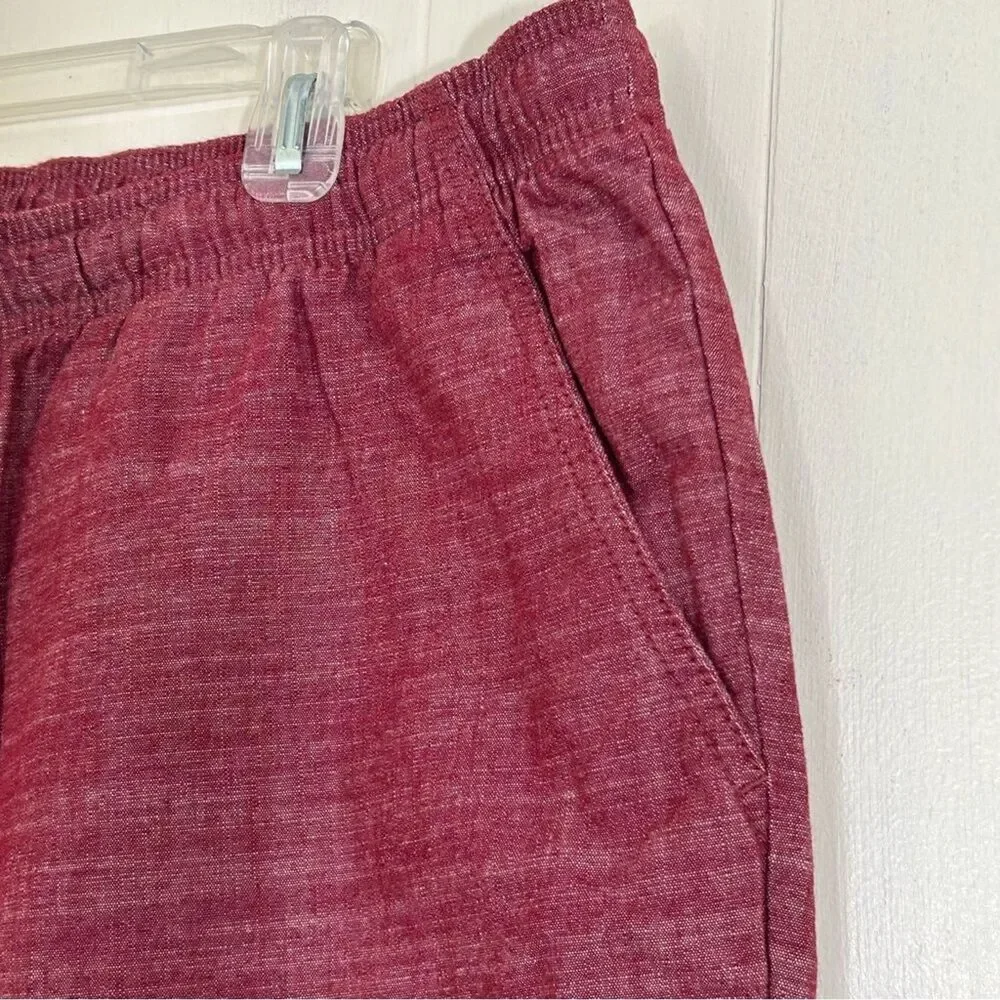 Goodiellow & co Marron Summer Shorts Size XL Elastic Waist Pockets Shorts